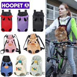 Cat s Crates Houses HOOPET for Dogs Pet Dog Backpack Mesh Outdoor Travel Products Breathable Shoulder Handle Bags for Small Dog Cats 231030