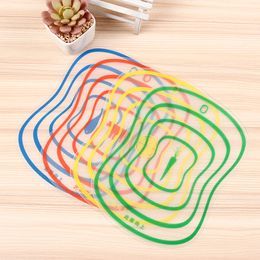 Plastic Chopping Blocks Non Slip Frosted Household Cut Board Vegetable Meat Cutting Tools Kitchen Accessories Choppings Boards TH1186