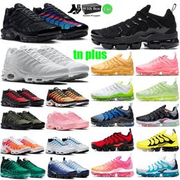 TN Plus Size US 12 Running Outdoor Shoes Män kvinnor TNS Utility Berlin Terrascape Triple Black All White TN. Rose Pink Blue Red Green France Trainers Sneakers 36-46 EUR