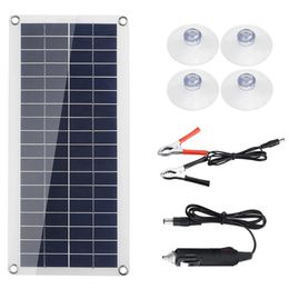 Other Electronics 50W Solar Panel 12V Trickle Cell Controller Maintenance For RV Car Charger Outdoor Battery Supply Camping 231030