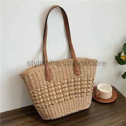 Shoulder Bags Leisure Large Capacity Handbag Designer Willow Women's Soul Bags Summer Beach Straw Bag Women's Bagstylishhandbagsstore