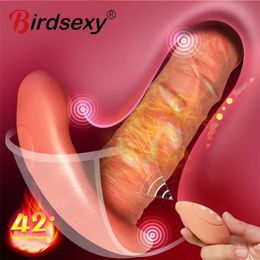 Wireless Remote Control G Spot Dildo Clitoris Stimulator Wearable Panty Vibrator Female Sex Toys Shop for Women Couples Adult 18 231012