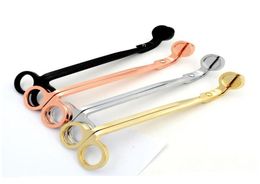 Stainless Steel Snuffers Candle Wick Trimmer Rose Gold Scissors Cutter Candle Trimmer Oil Lamp Trim Scisso wmtdVu bdenet3321129