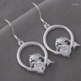 Dangle Earrings AE579 Trendy Wholesale Fashion Jewelry Fish Diving Ring /bwyakofa Bxlakosa