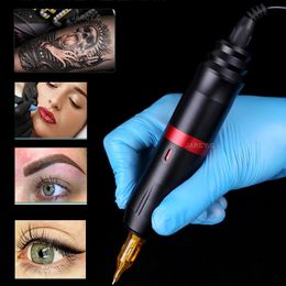Tattoo Machine Professional Rocket Pen Rotary Cartridge Body Permanent Makeup Kits for Artists 231030