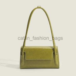 Shoulder Bags 2023 Mild simple grade solid Colour Versatile Styled Square Bag Women's Soulder Bagcatlin_fashion_bags