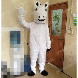 Christmas White Horse Mascot Costumes Halloween Fancy Party Dress Men Women Cartoon Character Carnival Xmas Advertising Birthday Party Costume Outfit