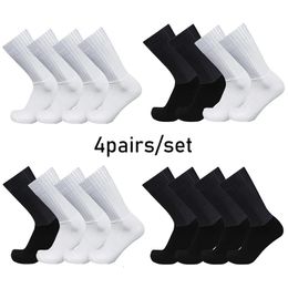 Sports Socks 4pairsset Aero Pure Colour Cycling Silicone Nonslip Pro Racing Bicycle Summer Cool Calcetines Ciclismo 231030