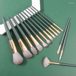 Makeup Brushes 14Pcs Set Professional Foundation Powder Contour Eyeshadow Blush Blending Beauty Women Make Up Tools