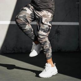 Men's Pants 2023 Men Cargo Camouflage Multi-Pocket Fitness Fashion Joggers Sweatpant Hip Hop Casual Male Trousers