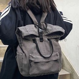 Backpack Outdoor Bags Girls' Scool Bag College Student Backpack Women's Vintage Canvas Bag Women's Fashion Backpackstylishhandbagsstore