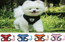 Teddy Breathable puppy chest towing dog rope Pet supplies Pet Harnesses Leashes Small Dog Collar Accessories drop ship9569077