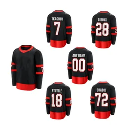 2023 New Wholesale Ed Ice Hockey Jerseys Ottawa 7 Brady Tkachuk 28 Claude Giroux 12 Debrincat 72 Chabot 18 Stutzle