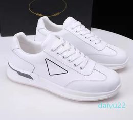 Elegant Nylon Leather Technical Sneaker Shoes Fabric Re-Nylon Chunky Rubber flat Casual Walking Discount Trainer With Box luxury shoes