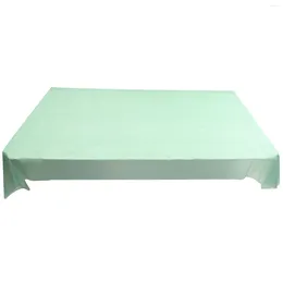 Table Cloth 3 Pcs Foldable Tablecloth Disposable Peva Birthday Party Supplies Green Tablecloths Rectangular