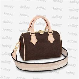 Speedy Bandouliere 20 Designer Bags M45957 Monograms canvas textile wide strap classic design Padlock Boston travel bag 20cm336O