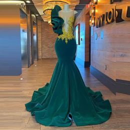 Light Green Shoulder Evening Dresses Mermaid Sleeveless Satin Bridal Gowns Spaghetti Straps Robe De Sequines Party Prom Dress 328 328