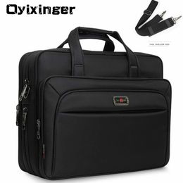 Briefcases Large Capacity Men Single Shoulder Bag 14" 15" 16 Inches Travel Bag Men's casual fashion Handbags Business Briefcase Laptop Bag 231030