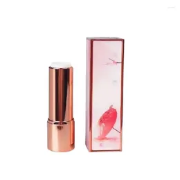 Storage Bottles Pink Plastic Lipstick Tube Square Empty Lip Container 12.1mm Refillable Cosmetics Packaging Bottle 20pcs/Lot
