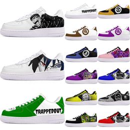 DIY shoes winter beautiful lovely autumn mens Leisure shoes one for men women platform casual sneakers Classic clean cartoon graffiti trainers sports 62303