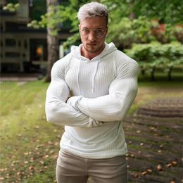 Men's Sweaters Fashion Winter Hooded Sweater Men Warm Turtleneck Mens Sweaters Slim Fit Pullover Men Classic Sweter Men Knitwear Pull Homme 231030