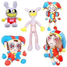 Christmas Decoration New Stuffed Plush Toys Animal Circus Clown Animated Dolls Boys Girls Brithday Gift 5 Style 25-40cm