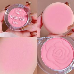 Blush Embossed Petals Peach Pink Orange Tint Makeup Palette Cheek Contour Rouge Cosmetics Longlasting Face Brightens 231030