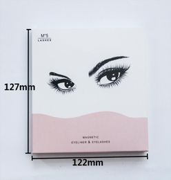 Magnetic Mink Eyelashes Magic make up Kits 5 Pairs with Tweezer Eyeliner Reusable False lashes 5D Natural Long Easy Wear No glue9978639