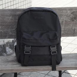Backpack 20FW Version ALYX Backpacks Men Women Top Quality 1017 9SM Double Front Pockets Bags Nylon Rubber Patch291N