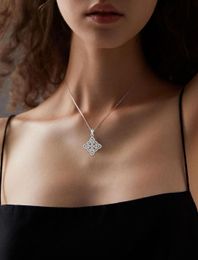 Celtic Knot Pendant Necklace For Women Stainless Steel Good Luck Triquetra Trinity Knot Pendant Necklace for Women