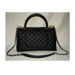 Large Flap bag with top handle A92991 caviar leather .NOT SOLD SEPARATELY !!! Customer order