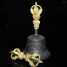 Decorative Plates Exquisite Antique Pure Copper Bell Belt Instrument