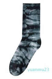 Tie dye socks Cotton stockings for men and women sports high top socks Candy colored socks
