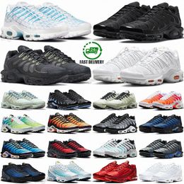 2023 tn plus 3 Terrascape men women running shoes tns Marseille Utility Triple Black Clean White Pink Hyper Blue Sky Unity mens trainer6eGw#