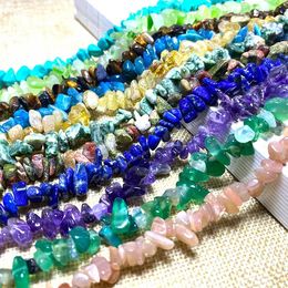 Natural 5-8mm Chips Irregular Amethysts Turquoises Agates Amazonite Stone Beads For Jewellery Making DIY Bracelet Accessories Fashion JewelryBeads