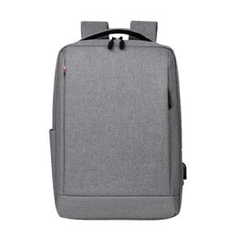 Backpack Oxford Men 14 Inch Laptop Backpacks School Fashion Travel Male Mochilas Feminina Casual Women Schoolbag USB Charging203z