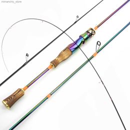 Boat Fishing Rods NEW 1.8M Colourful Solid Tip Trout Lure Rod UL Power Ultralight 2-8g Carbon Spinning Casting Stream Pole Q231101