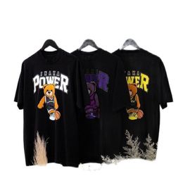 Men's T-Shirts Inaka Power T Shirt Violent Bear Print T-Shirt 2022 Men Women Daily Premium Tshirt Fashion Design Summer Explo236M