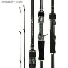 Boat Fishing Rods Catch.u 1.8m Fishing Rod Carbon Fibre Spinning/casting lure Pole Bait Weight 7-35g MH/H 2tip Super Hard Fast bass Fishing Rods Q231031