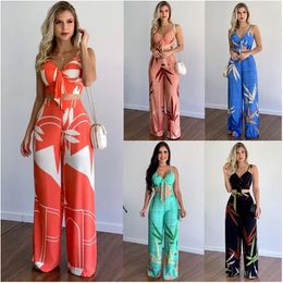 Skirts Two Piece Set Women Skirt Drawstring Solid V-Neck Tops Stacked Matching Sexy Summer Skinny Clubwear Casual