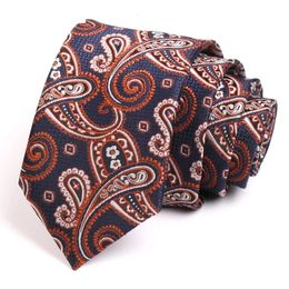 Bow Ties Men's Luxury Print Tie Arrivals Fashion Formal Neck Tie for Men Business Suit Work Necktie Classic 7CM Wide Ties 231031