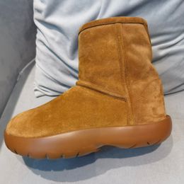 Kobiety śnieżny wygodne buty australia zamszowe owcza skóra krótka mini izolowane na zewnątrz buty sportowe zimowe designer bottes