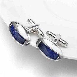 Mens French Shirt Jewellery Blue Car Links High Quality Enamel Cufflinks Gift To Guys Kids301S