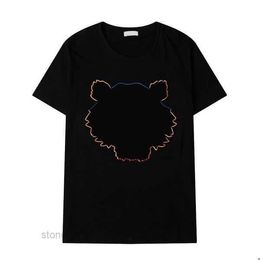 kenzos Men's T-shirts Kenzo T-shirt Mens Designer t Shirt Womens Tshirt Summer Streetwear Short Sleeve Tiger Head Embroidery with Letters 14 RITC