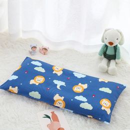 Pillows 30x50cm Length Children Pillow Crib Bedding Baby Pillow Pure Cotton Kids Head Cushion For 0-3 Years Old Baby Cartoon Pillow 231031