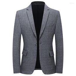 Men's Suits Brand Clothing Fashion Blazers Men Autumn Winter Pland Business Male Casual Suit Jackets High Quality Formal Coat 3XL
