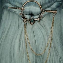 Hair Clips Old Vintage Witch Crystal Tassels Stick Accessories For Women Wedding 2023 Hippie Brujas Wicca Tiaras Para Cabelo Bijoux