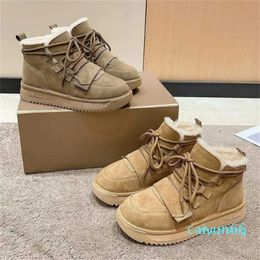 2023-Women's New Winter Anti Slip Thick Sole Plush Thickened Harbin Cold Resistant Cotton Shoes