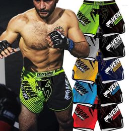 Men's Shorts Boxing Training Camp Comprehensive Fighting Martial Arts Beach Judo MMA Running Fitness Gym Thai