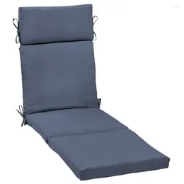 Pillow 3.4 Lb Navy Blue Rectangle Chaise Lounge 1 Piece 72.00 X 21.00 3.00 Inches